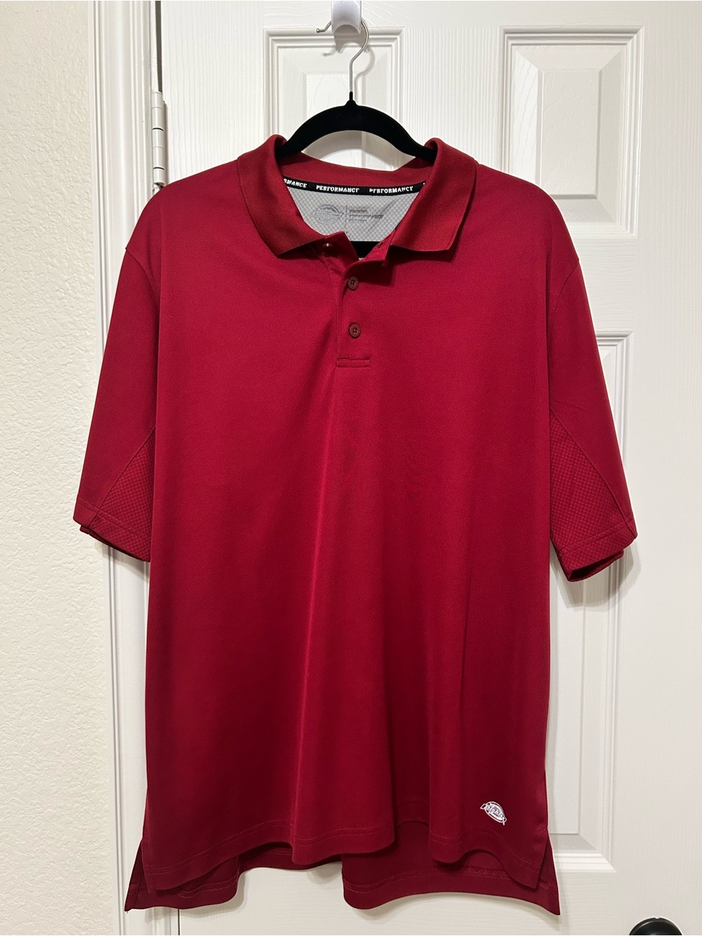 Dickies Men's Garnet Red Performance Polo size XL gameday football college